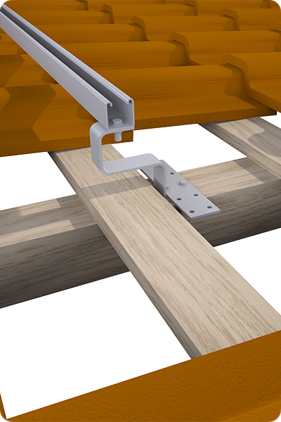Mounting system for tiles